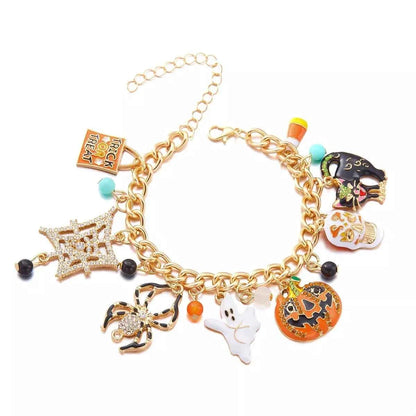 18K Gold-Plated Halloween Theme Bracelet