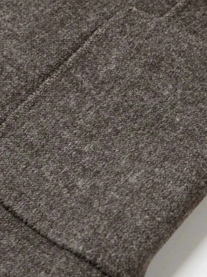 Men's Plus Size One Button Long Sleeve Blazer