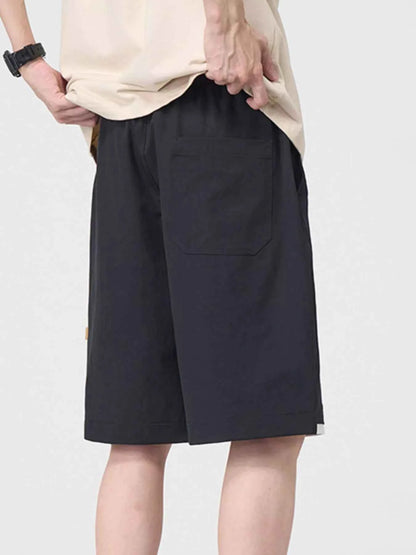 Men's Plus Size Drawstring Loose Fit Shorts