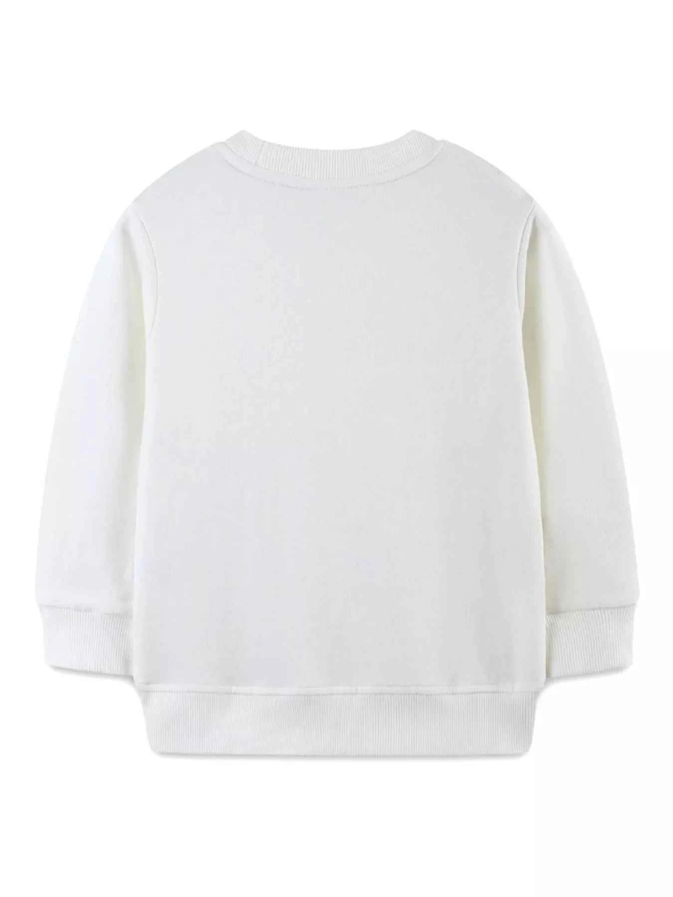 Children's Reindeer Embroidered Sweatshirt