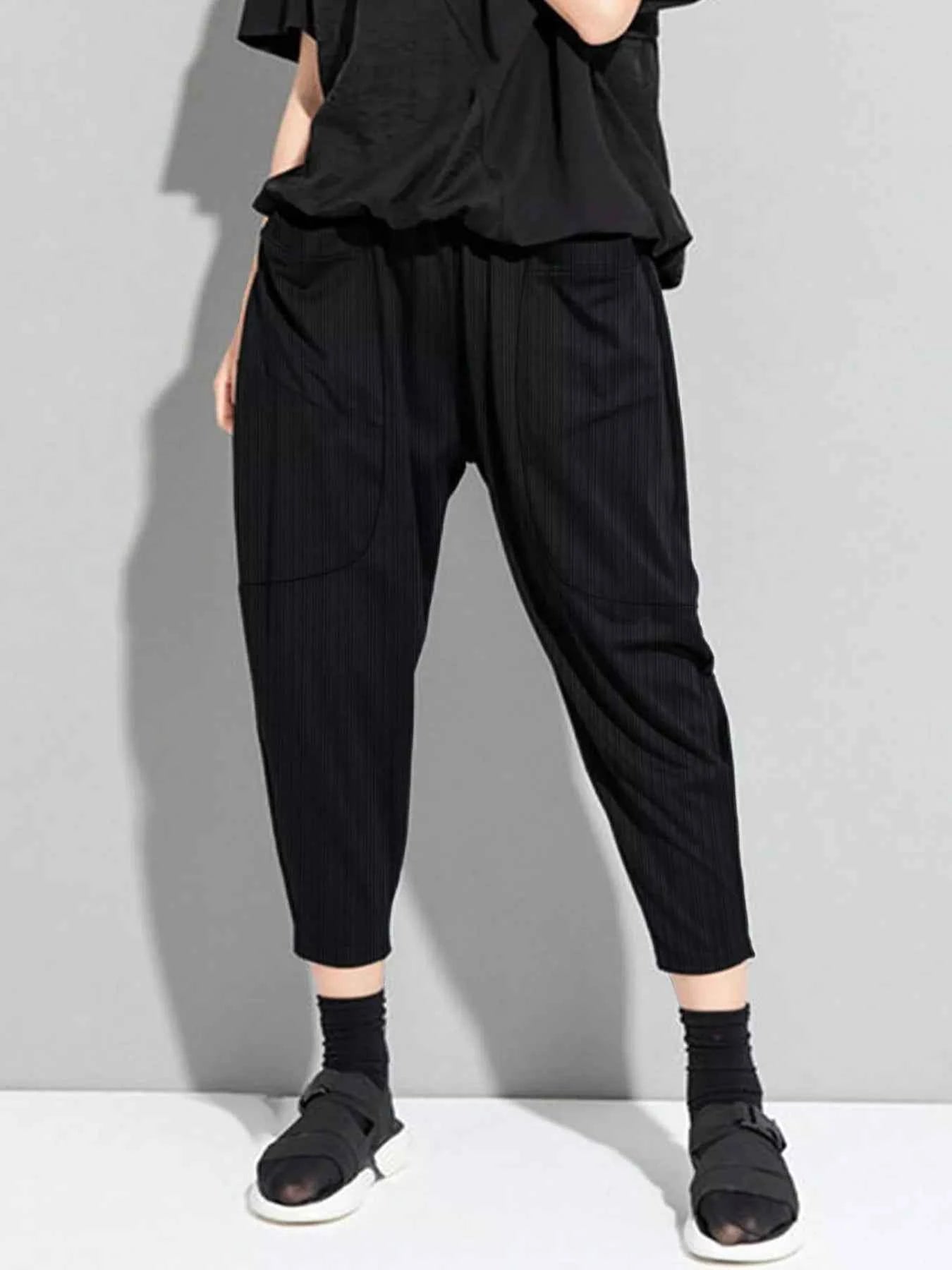 Plus Size Loose Fit Harem Pants