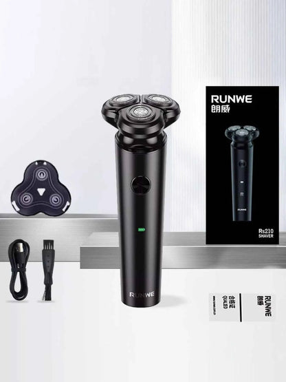 3-Head Rotary Electric Shaver