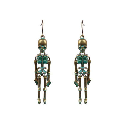 Skeleton Alloy Earrings
