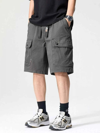 Men's Full Size Drawstring Loose Fit Shorts Plus Size
