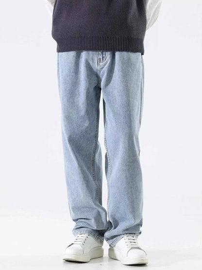 Men's Relaxed Fit Wide Leg Jeans