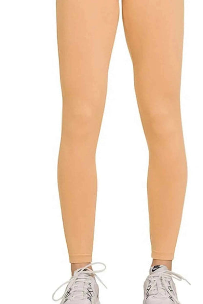 Zenana Microfiber Waistband Leggings