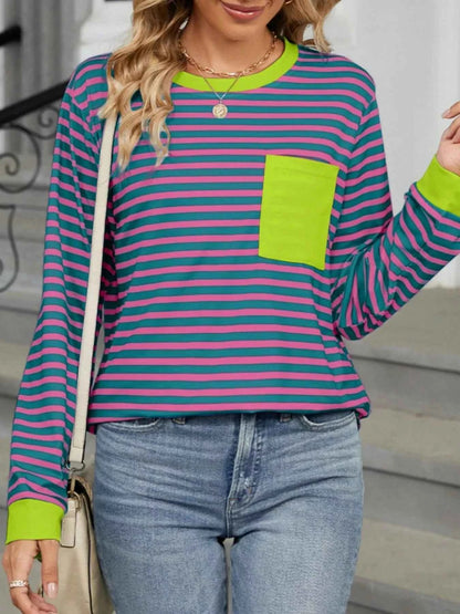 Striped Long Sleeve T-Shirt