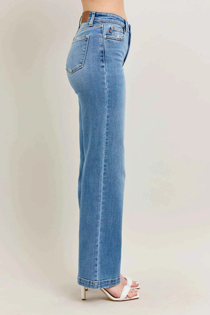 Judy Blue Full Size High Waist Straight Jeans Plus Size