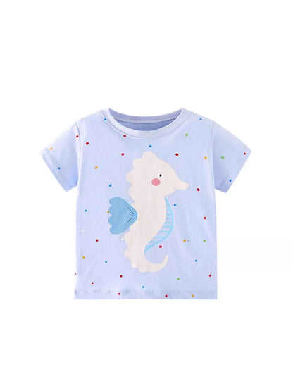 Children's Seahorse Short Sleeve T-Shirt
