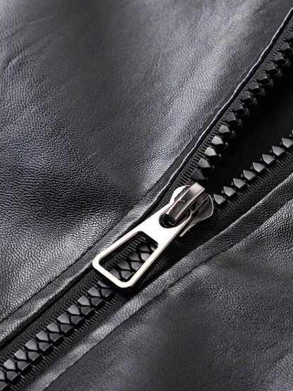 Men's Plus Size Zip Up Long Sleeve Jacket