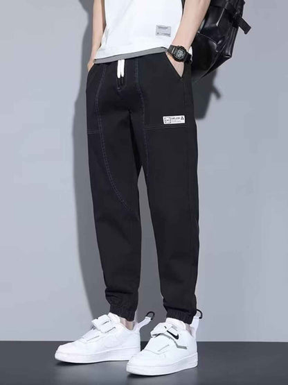 Men's Full Size Casual Loose Fit Denim Joggers Plus Size