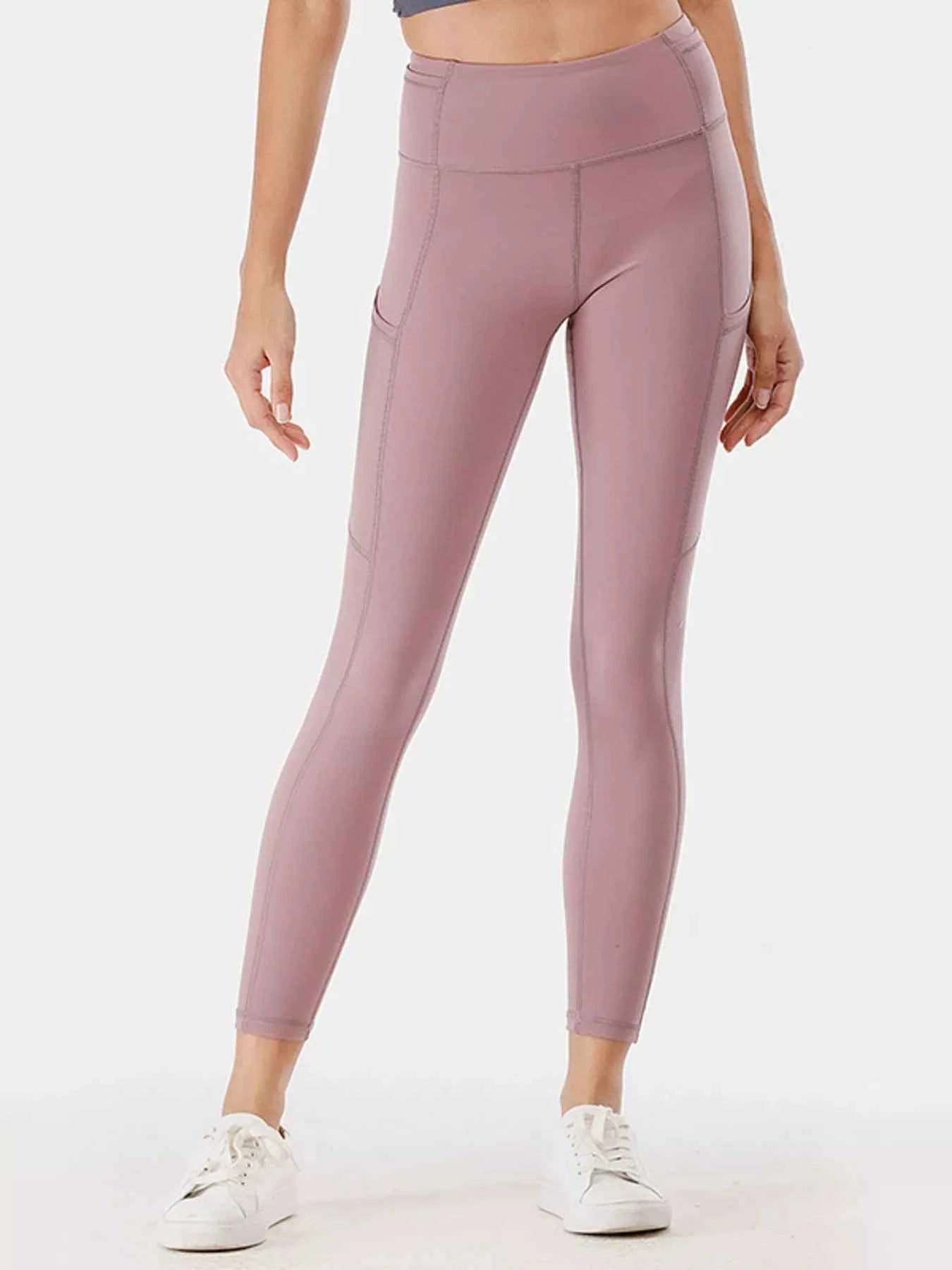 Full Size High-Waisted Active Leggings with Pockets Plus Size