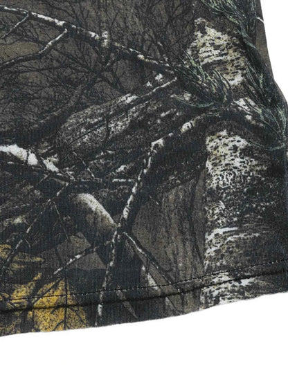 Asymmetrical Neck Printed Long Sleeve Top