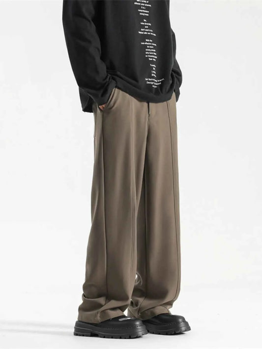 Men's Full Size Wide Leg Pants Plus Size