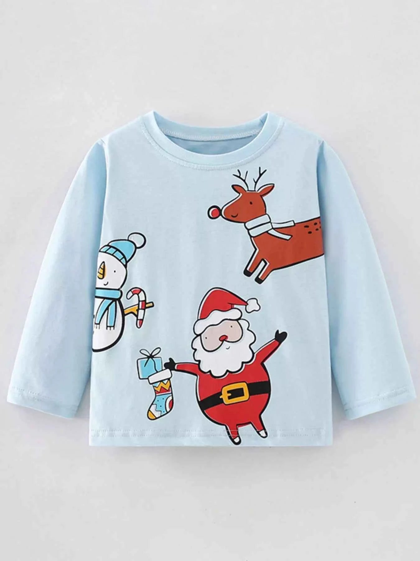 Children's Long Sleeve Christmas T-Shirt