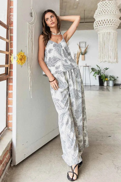 Mittoshop Paisley Print Cami and Pants Set