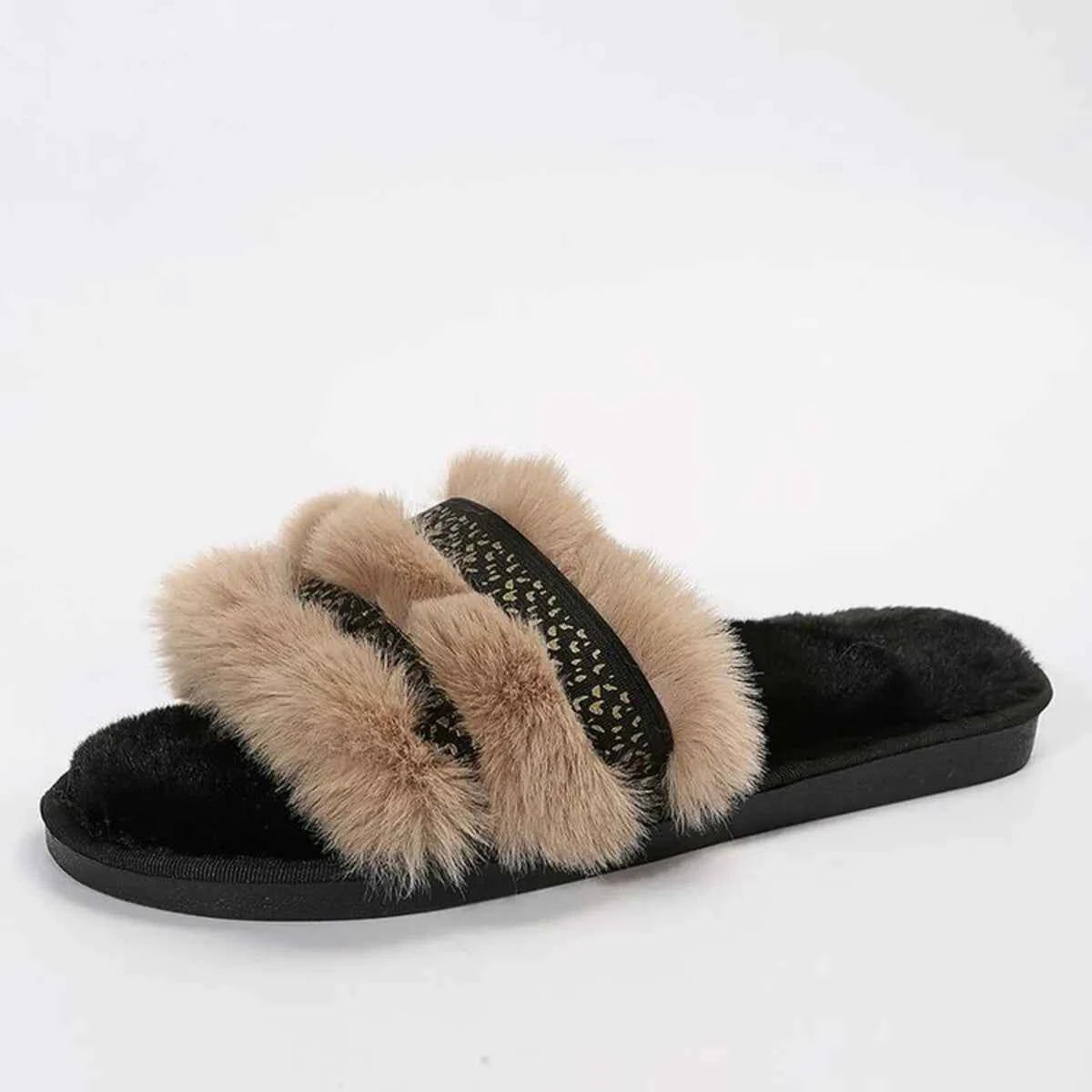 Open Toe Platform Slippers