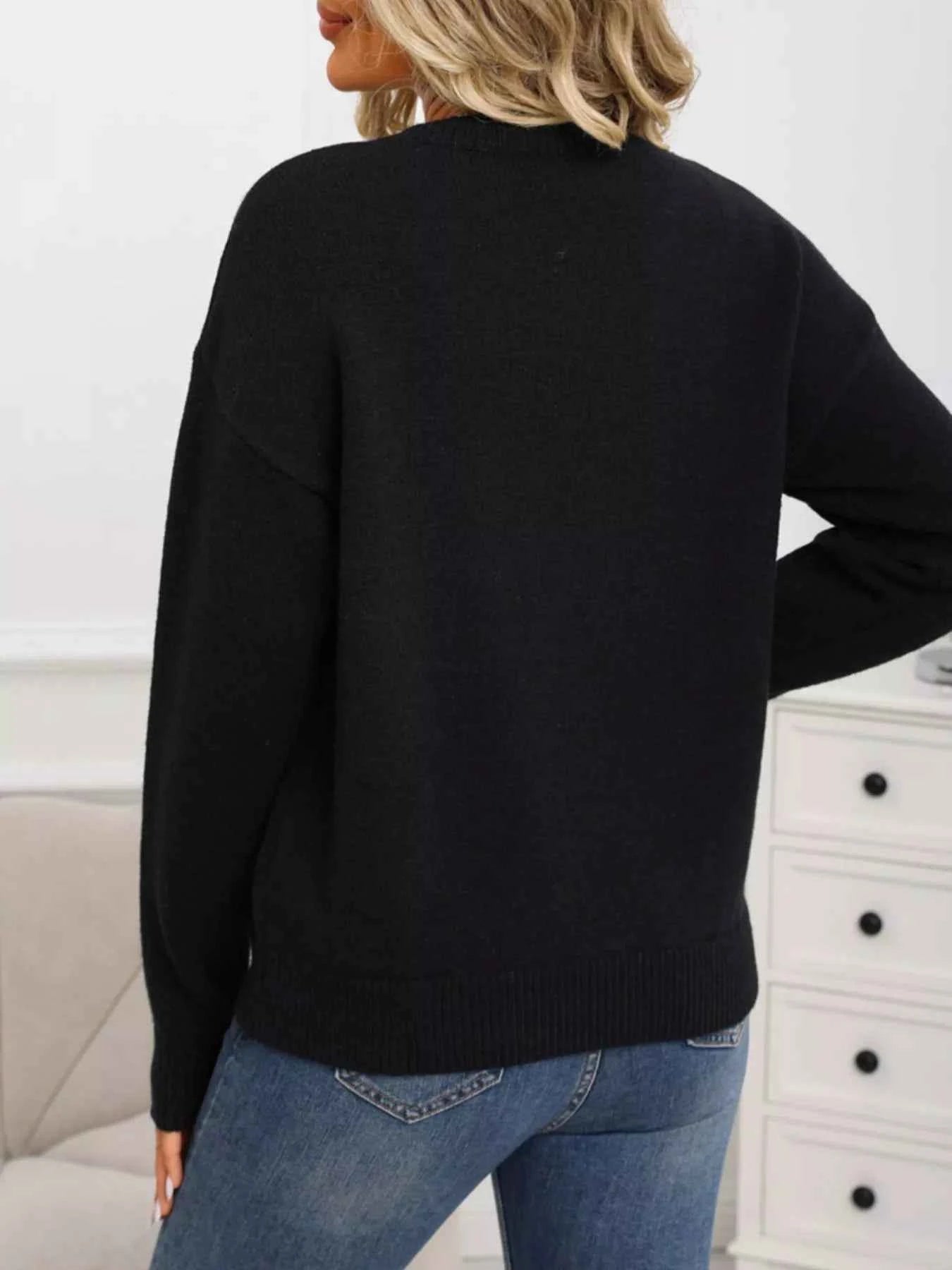 Cherry Round Neck Sweater
