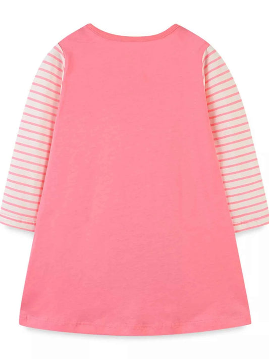 Children's Christmas Tree Long Sleeve Dress