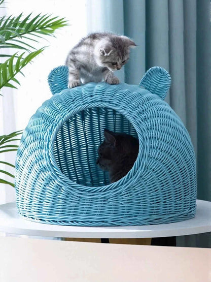 Rattan Washable Breathable Pet Nest