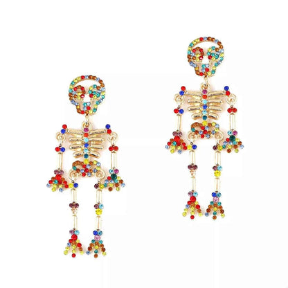 Halloween Skeleton Statement Earrings