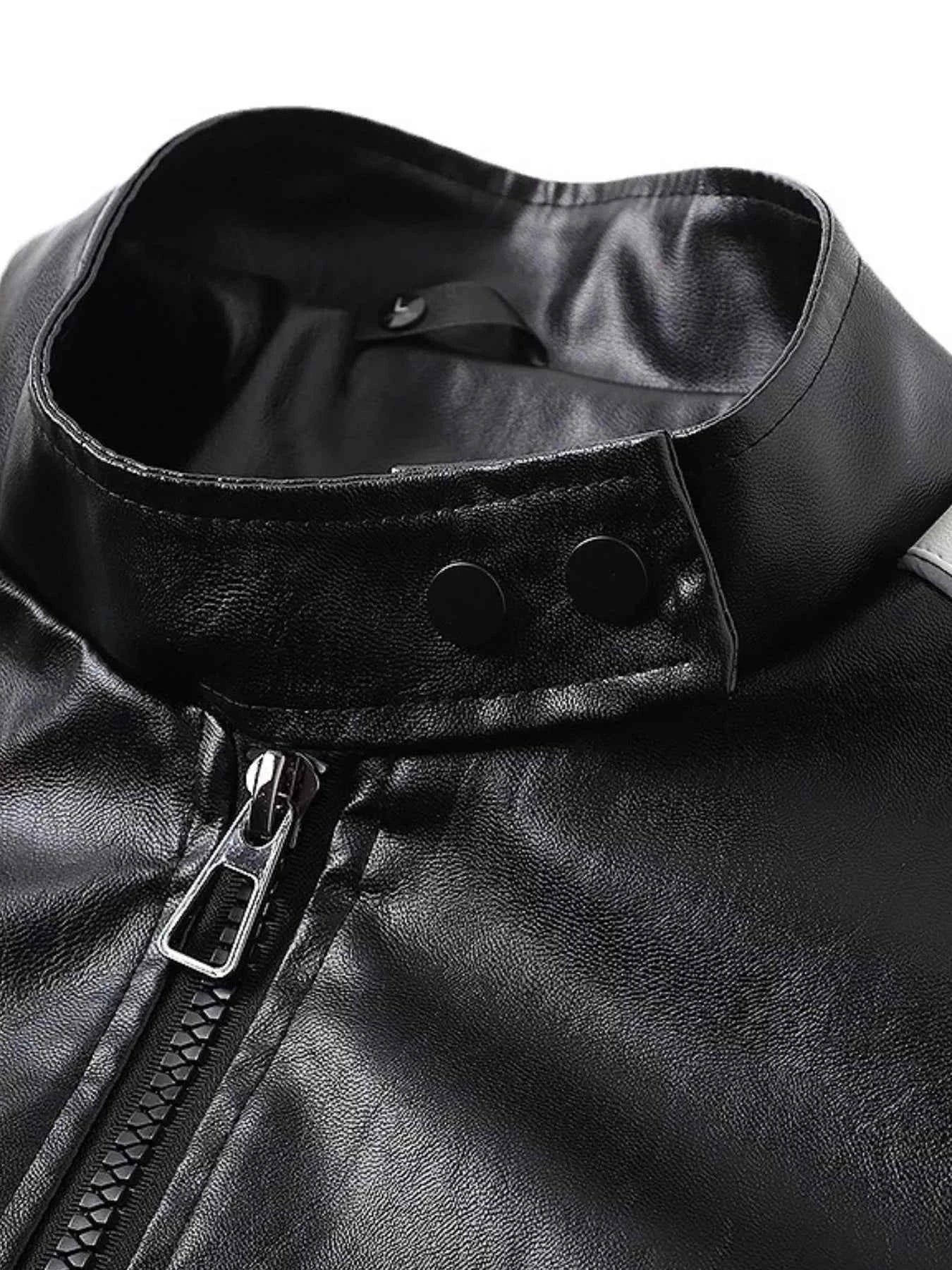 Men's Plus Size Zip Up Long Sleeve Jacket