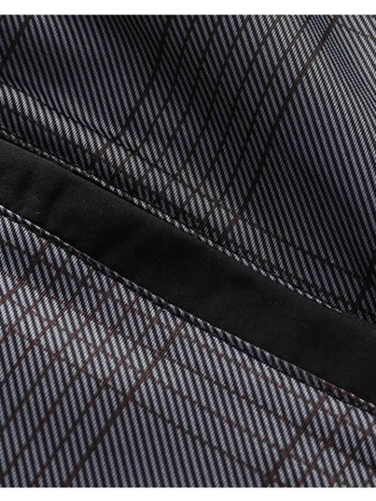 Men's Plus Size Zip Up Long Sleeve Jacket