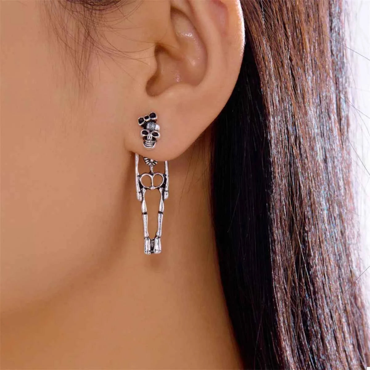 Halloween Skeleton Drop Earrings