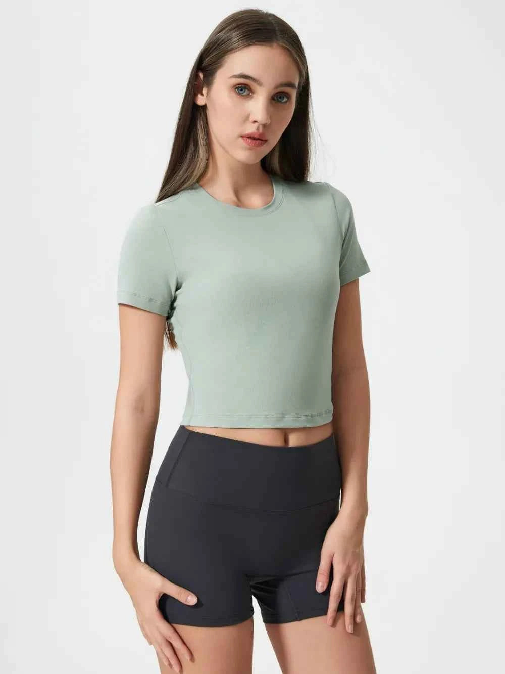 Millennia Round Neck Short Sleeve Active T-Shirt