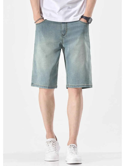 Men's Wash Casual Denim Shorts