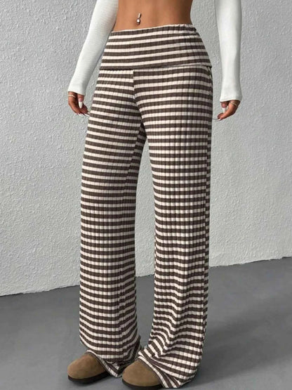 Striped Wide Leg Pants