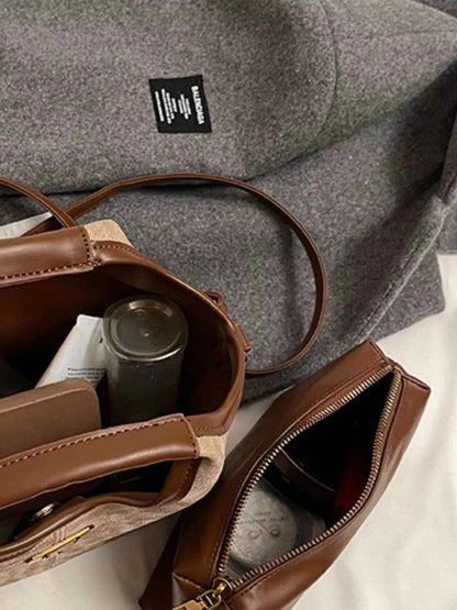 Vintage Leather Crossbody Bag