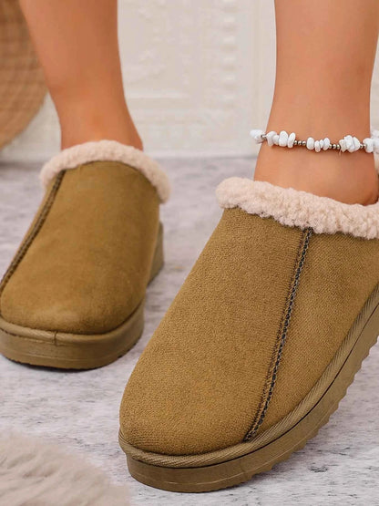 Cozy Faux Fur Lined Slippers