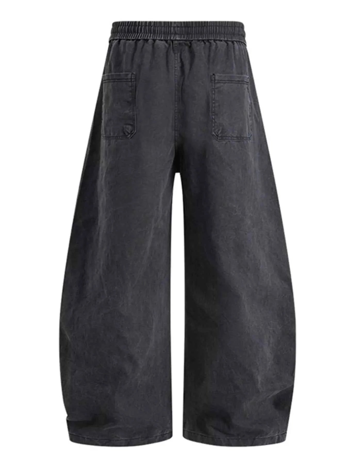Men's Plus Size Wide-Leg Cargo Pants