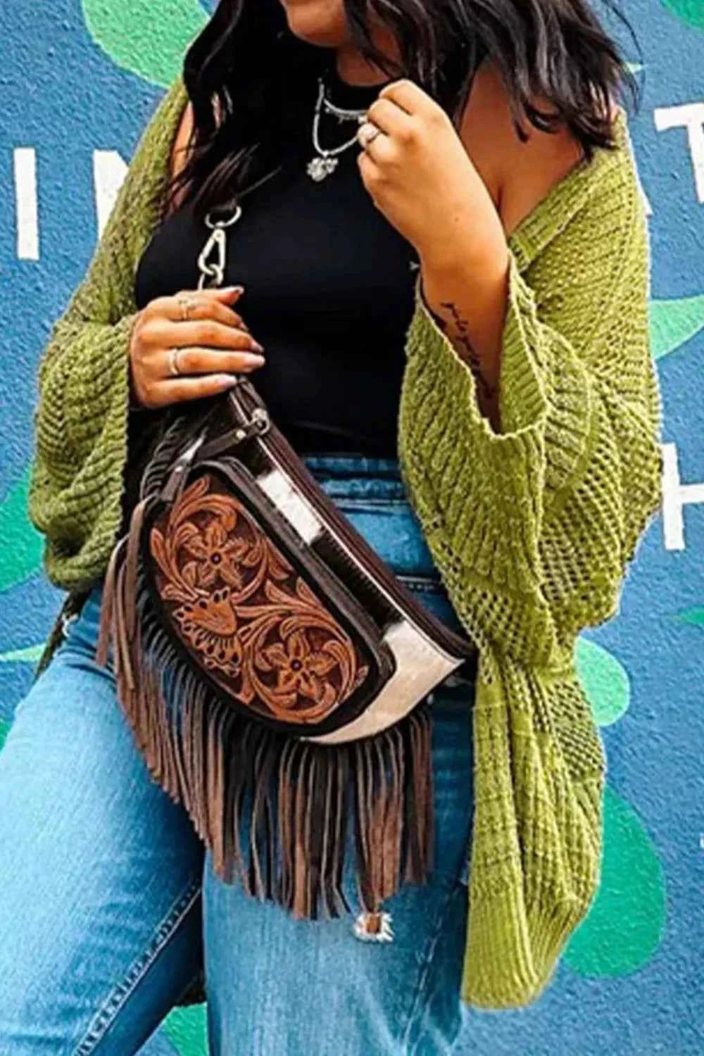 Chunky Knit Open Front Cardigan