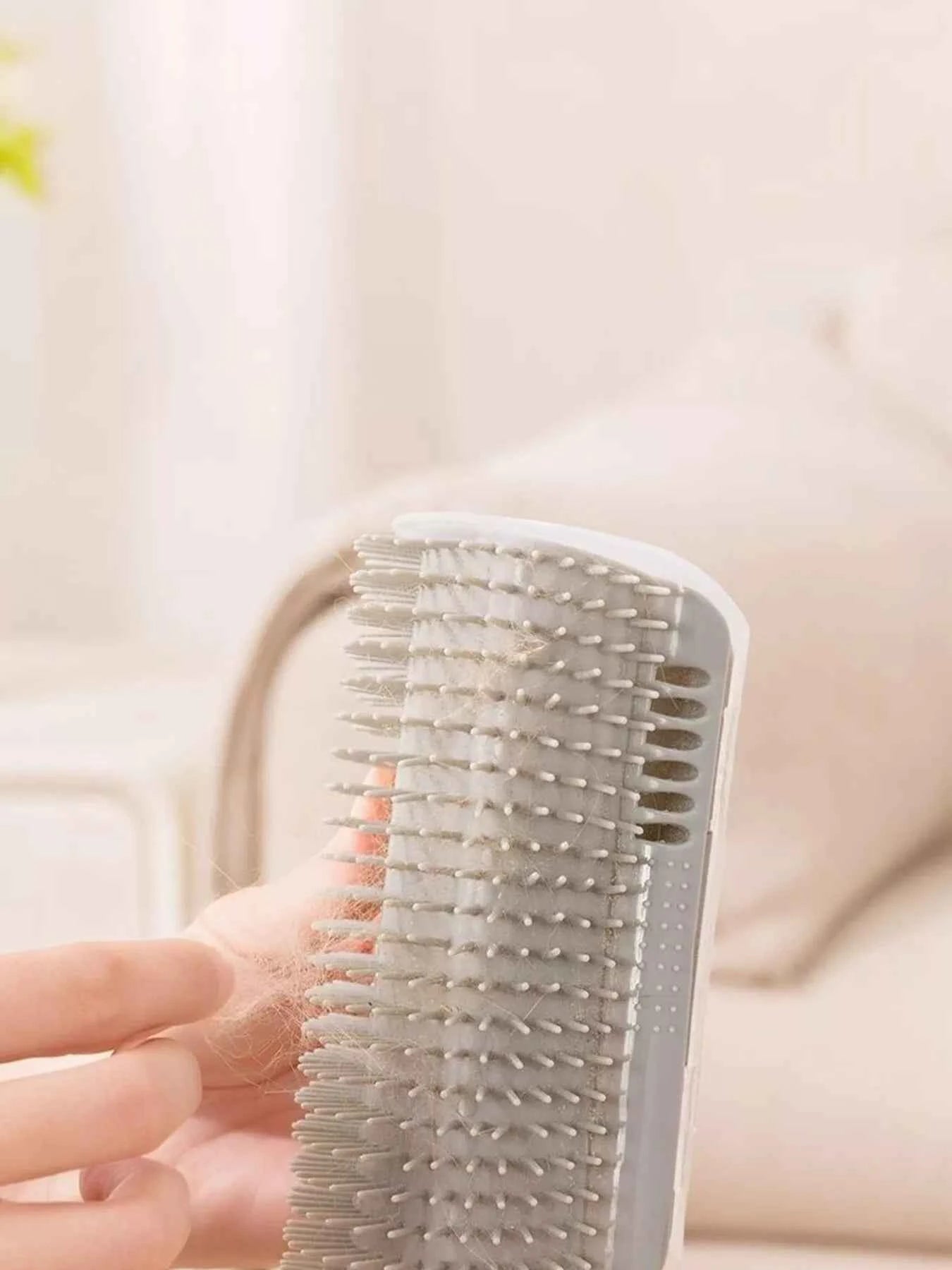 Self Groomer Wall Corner Cat Brush Pet Hair Remover Comb