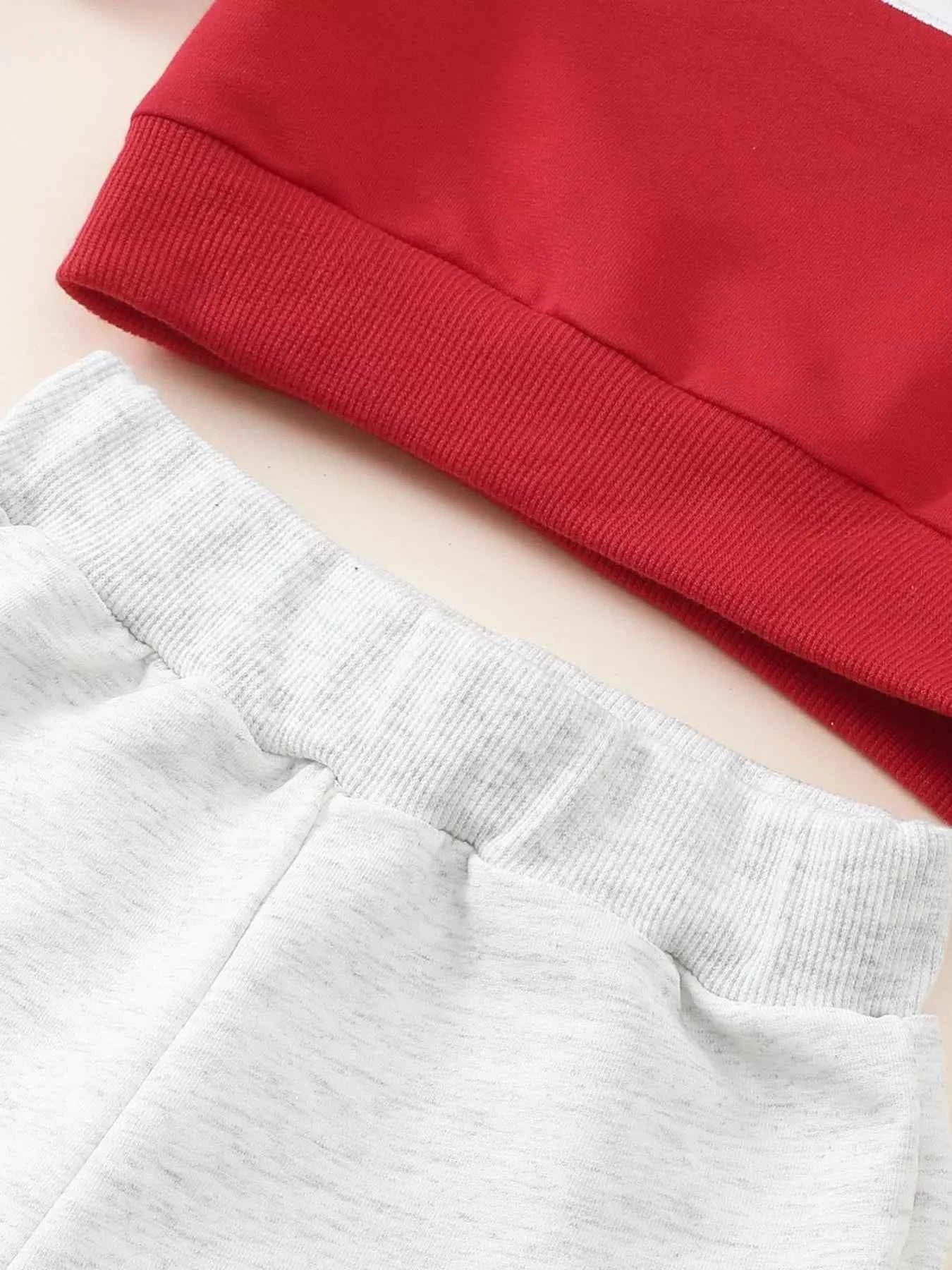 Children's Christmas Tree Sweatshirt & Pants Set