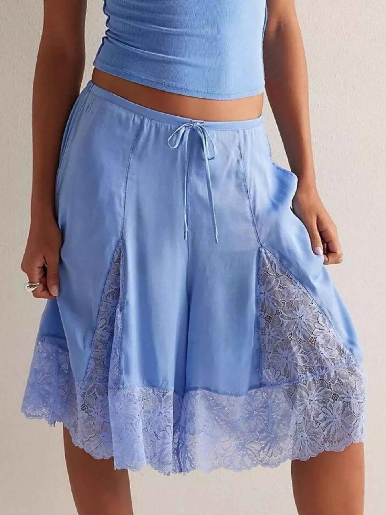 Lace Detail Shorts