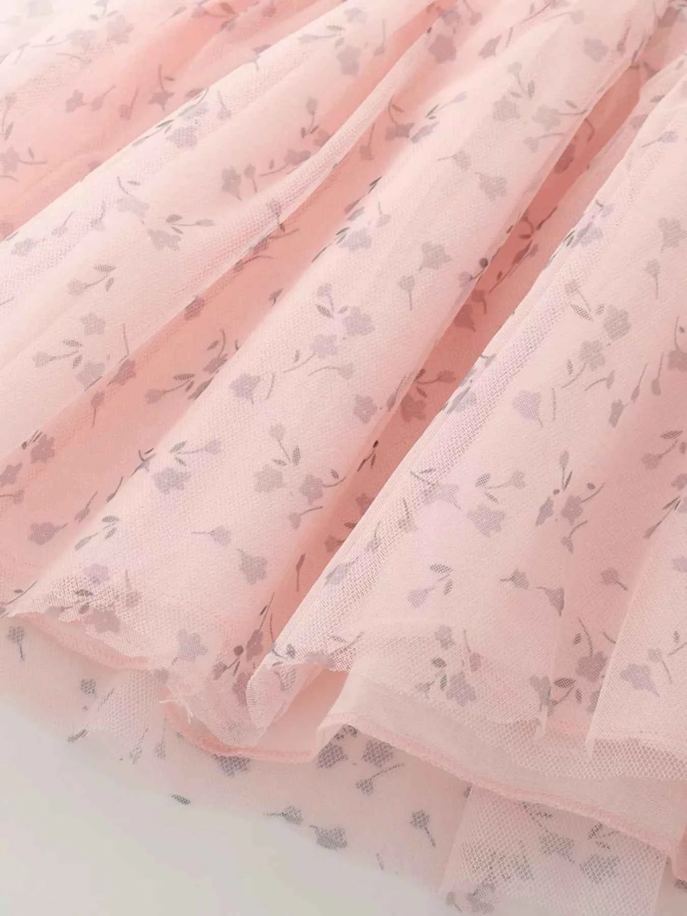 Children's Bunny Applique Tulle Dress
