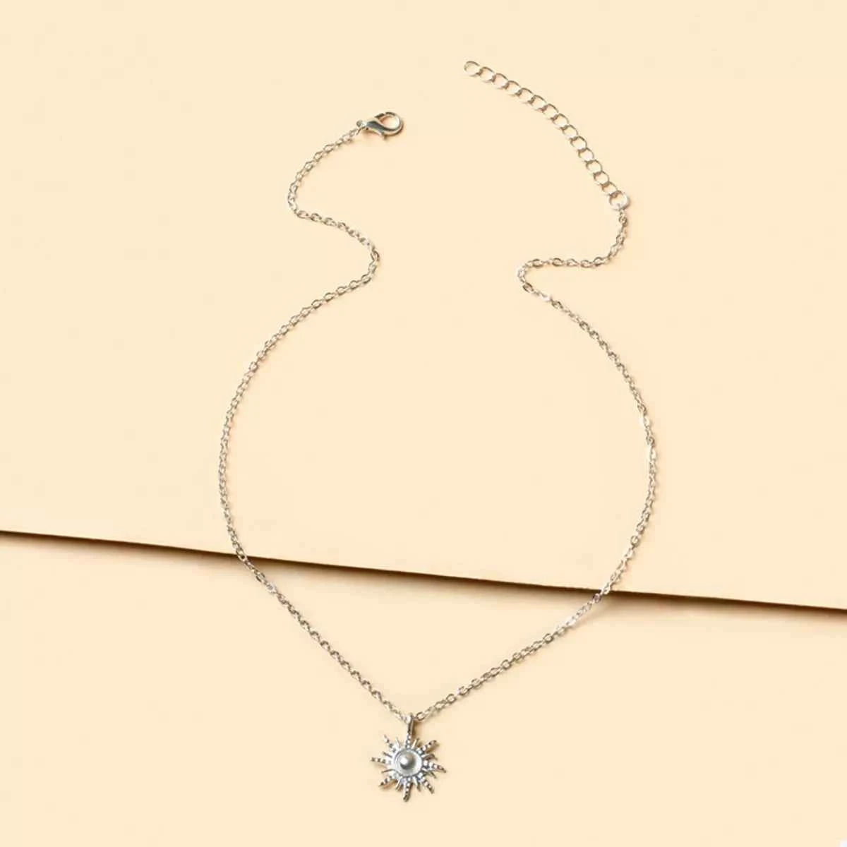 Sunburst Pendant Necklace