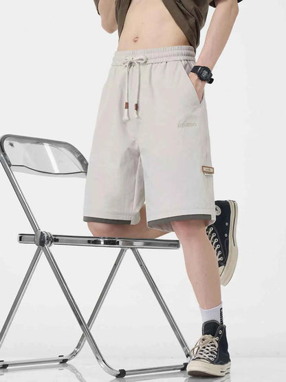 Men's Plus Size Drawstring Loose Fit Shorts