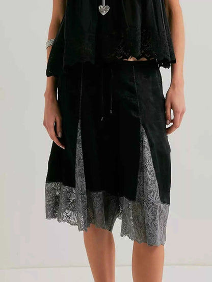Lace Detail Shorts
