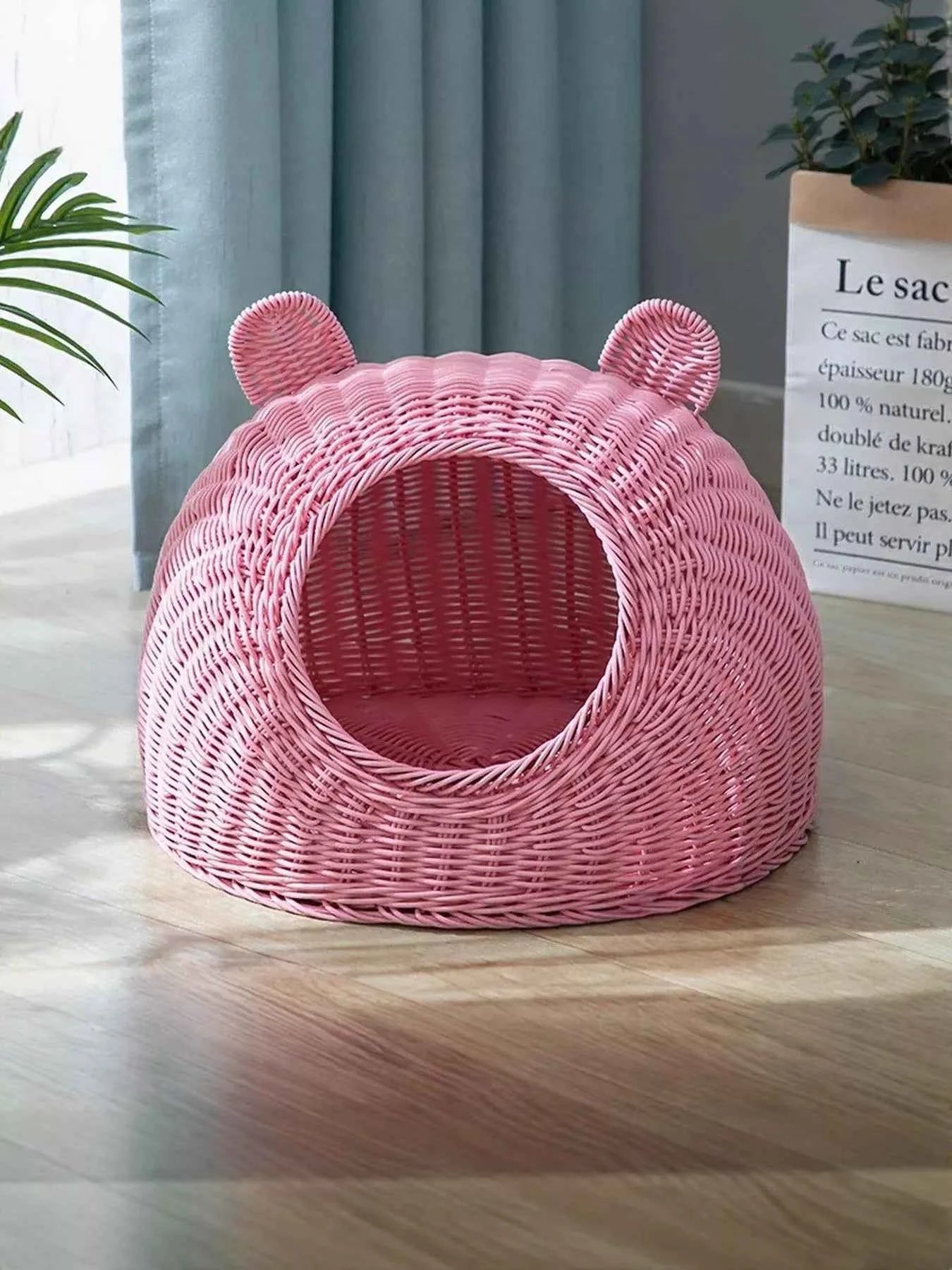 Rattan Washable Breathable Pet Nest
