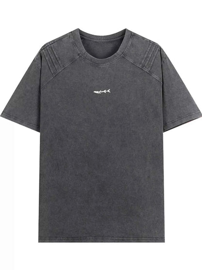 Men's Plus Size Round Neck Short Sleeve T-Shirt