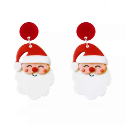 Christmas Acrylic Dangle Earrings