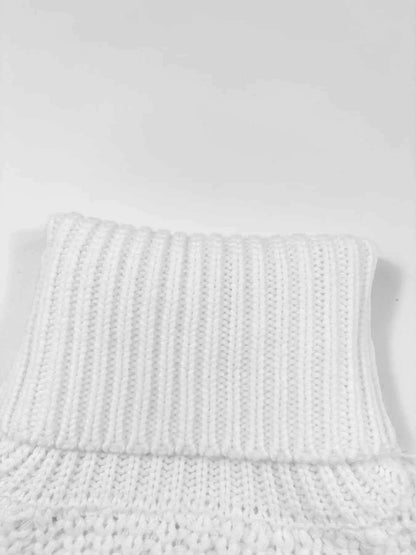 Chunky Knit Turtleneck Long Sleeve Sweater