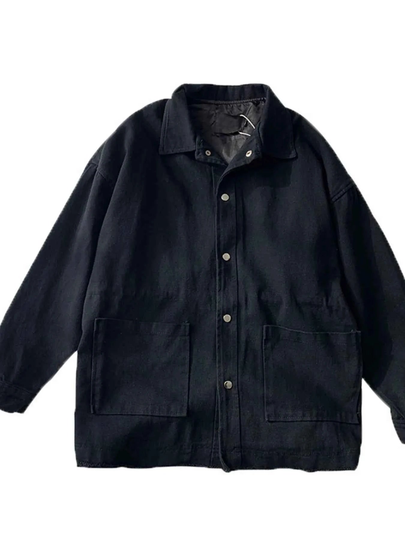 Men's Button Up Long Sleeve Jacket