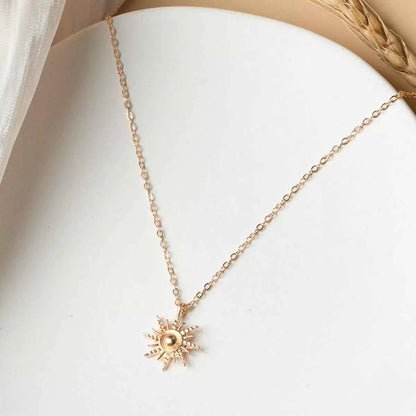 Sunburst Pendant Necklace