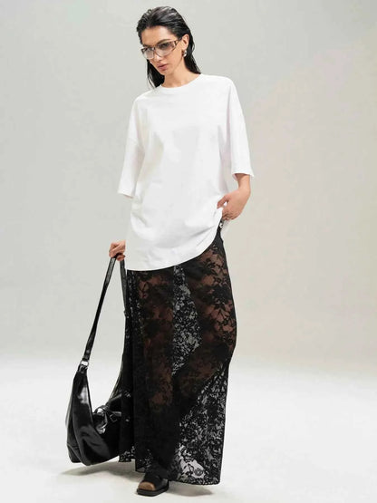Lace Maxi Skirt