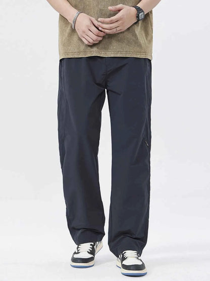 Men's Full Size Wide Leg Pants Plus Size